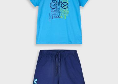 Σετ με τύπωμα για αγόρι | ΜΠΛΕ - Energiers - 